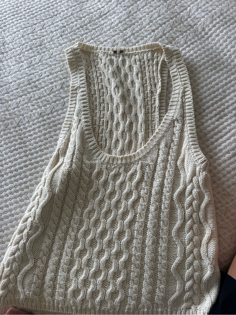 Free people knit sweater tank